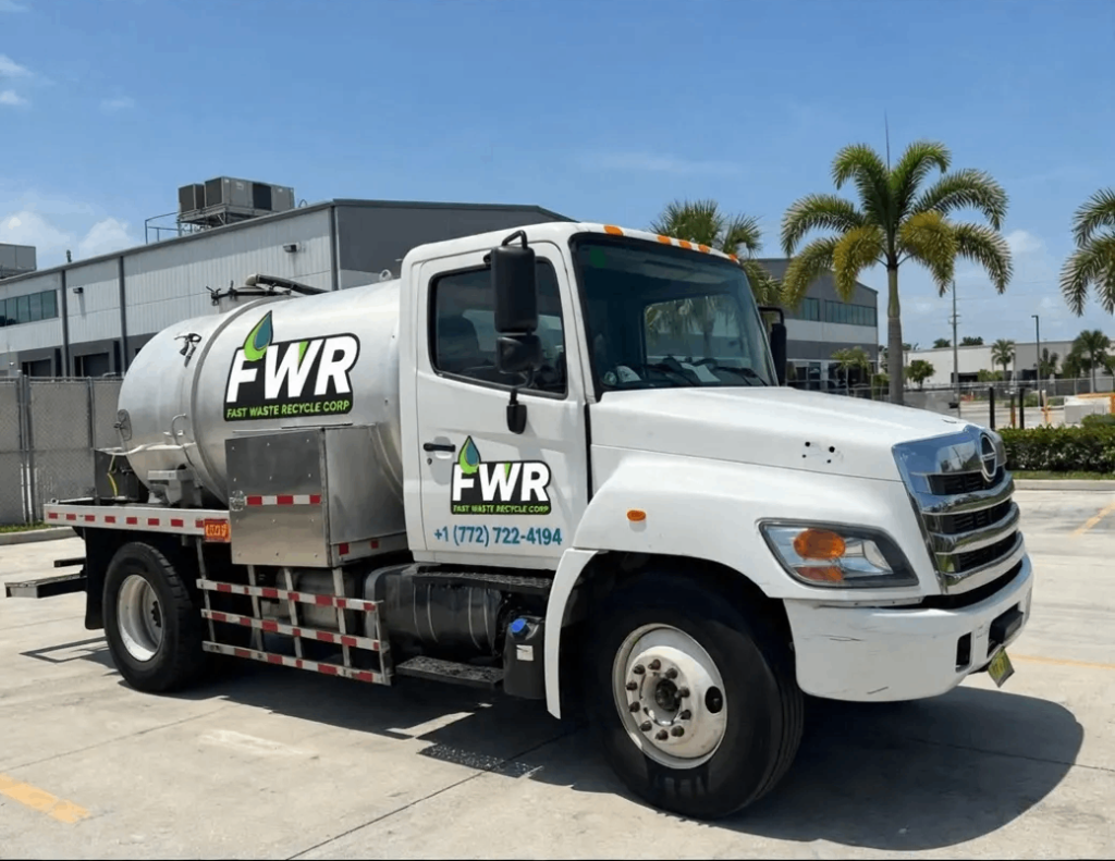 Florida used oil recycling Boynton Beach providing reliable cooking oil collection for local restaurants.